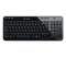 Clavier sans fil noir brillant Logitech K360 - Anglais