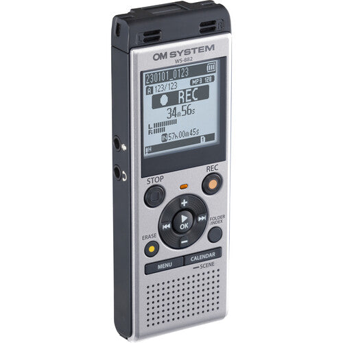 Olympus WS-882 Digital Voice Recorder (Silver and Black)